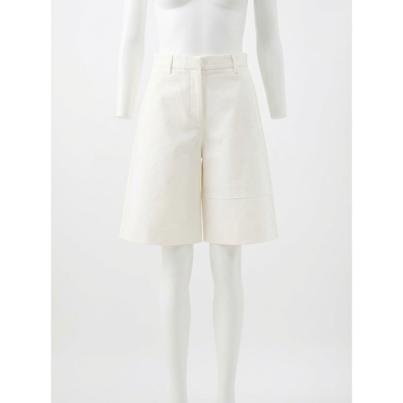 VALENTINO Pants - NEW VALENTINO women's wide leg bermuda shorts in white